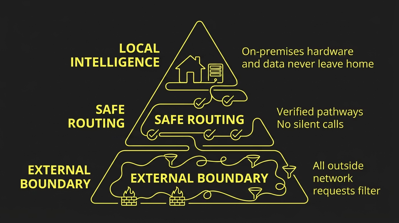 Local-first home intelligence interface